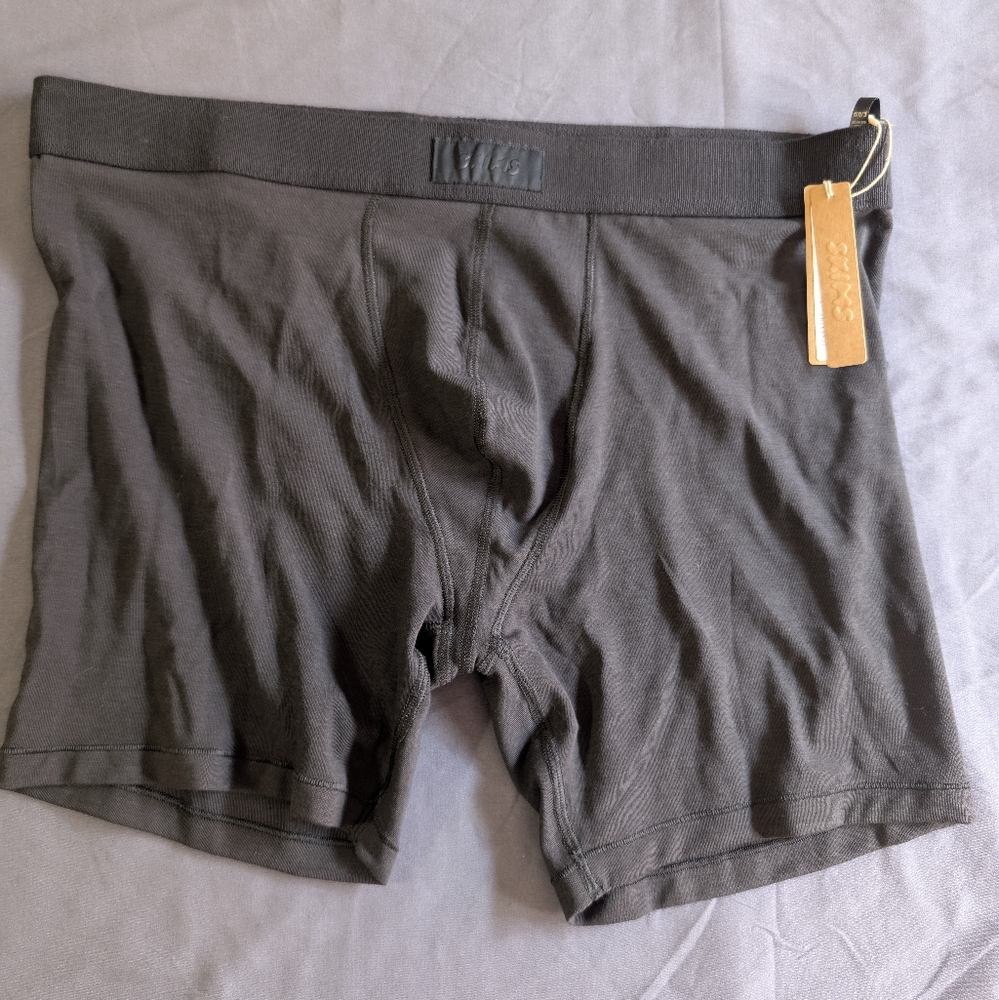 NWT Mens Skims‎ Boxer Briefs Black XL